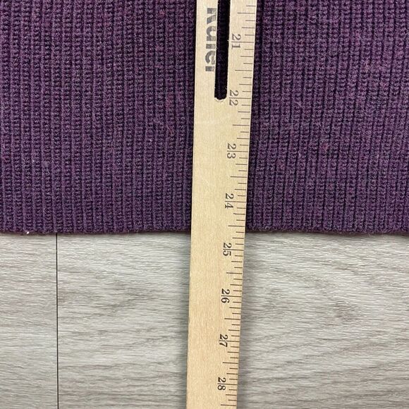 Athleta Sweater Womens Small Purple Merino Wool V Neck Knit - Picture 11 of 12